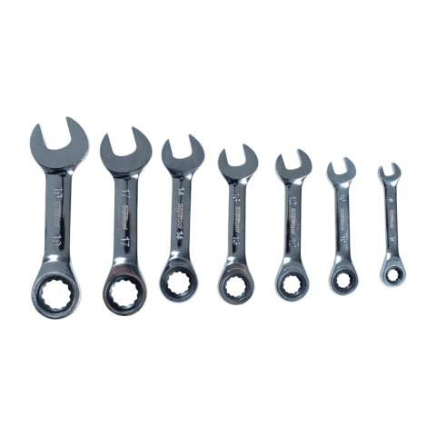 SUPATOOL GEAR STUBBY SET 7PC METRIC 